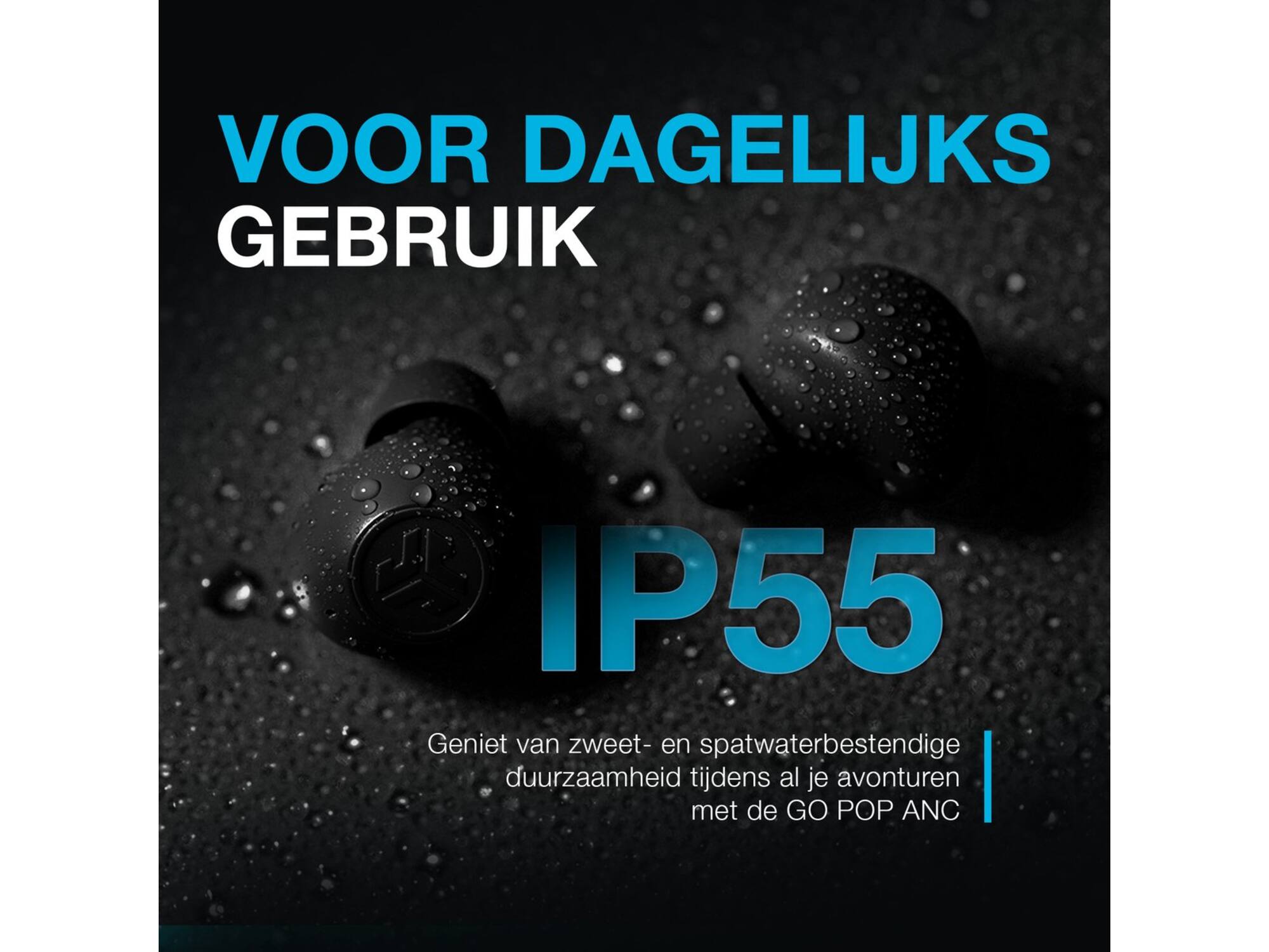 JLab Go Pop ANC TWS Zwart