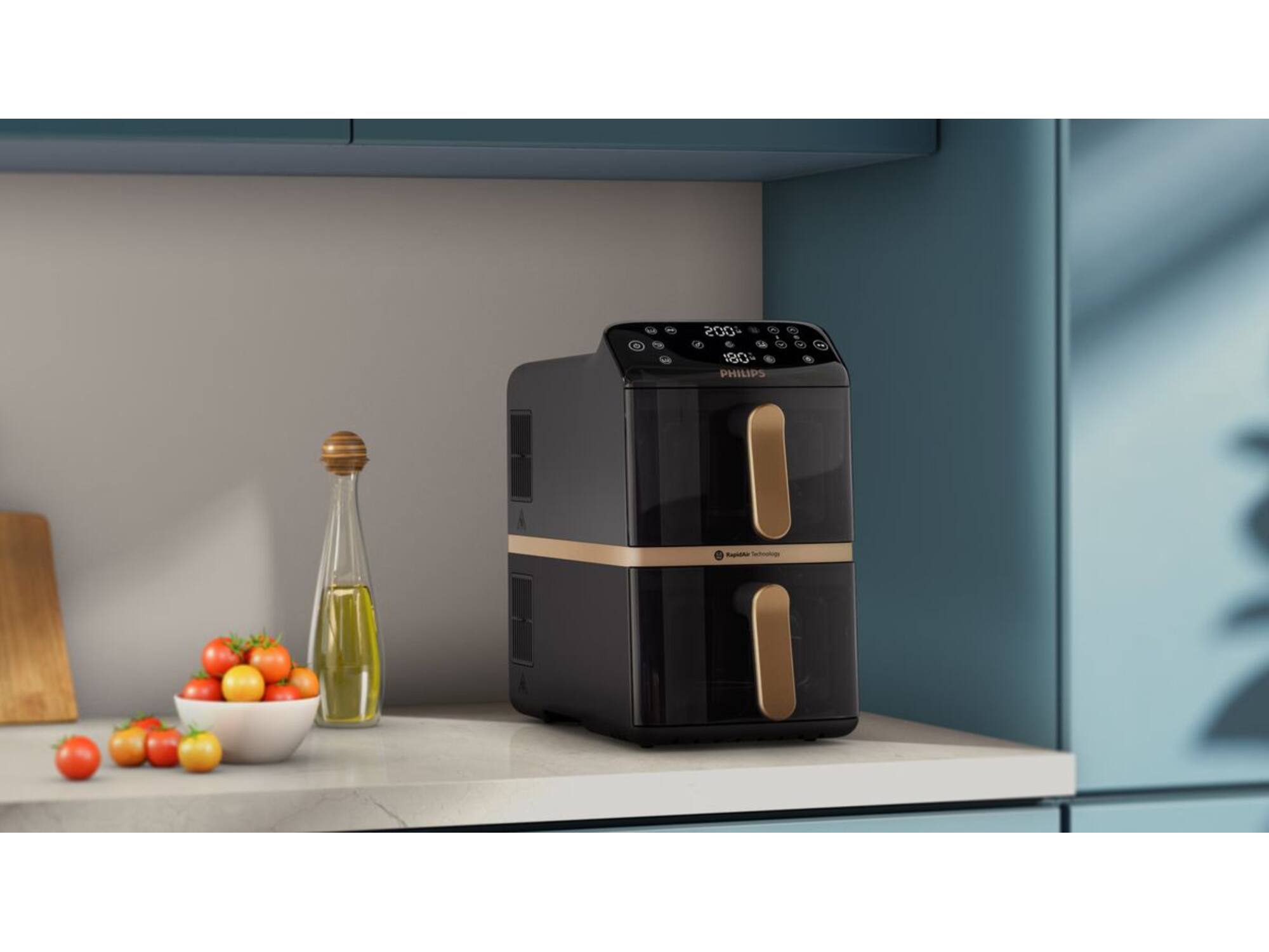 Philips 4000 Series Stacked Dual Basket NA462/70