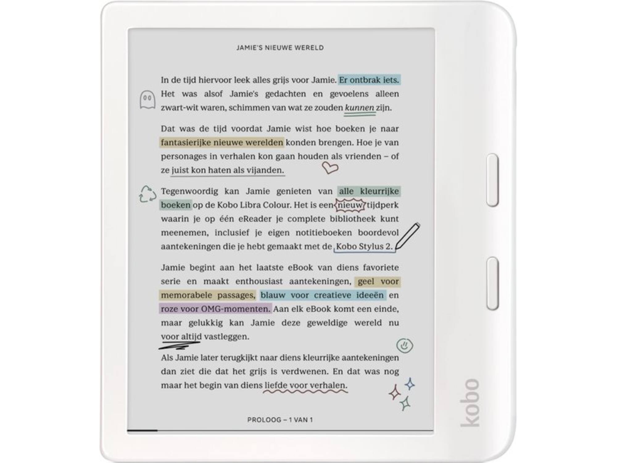 Kobo Libra Colour Wit