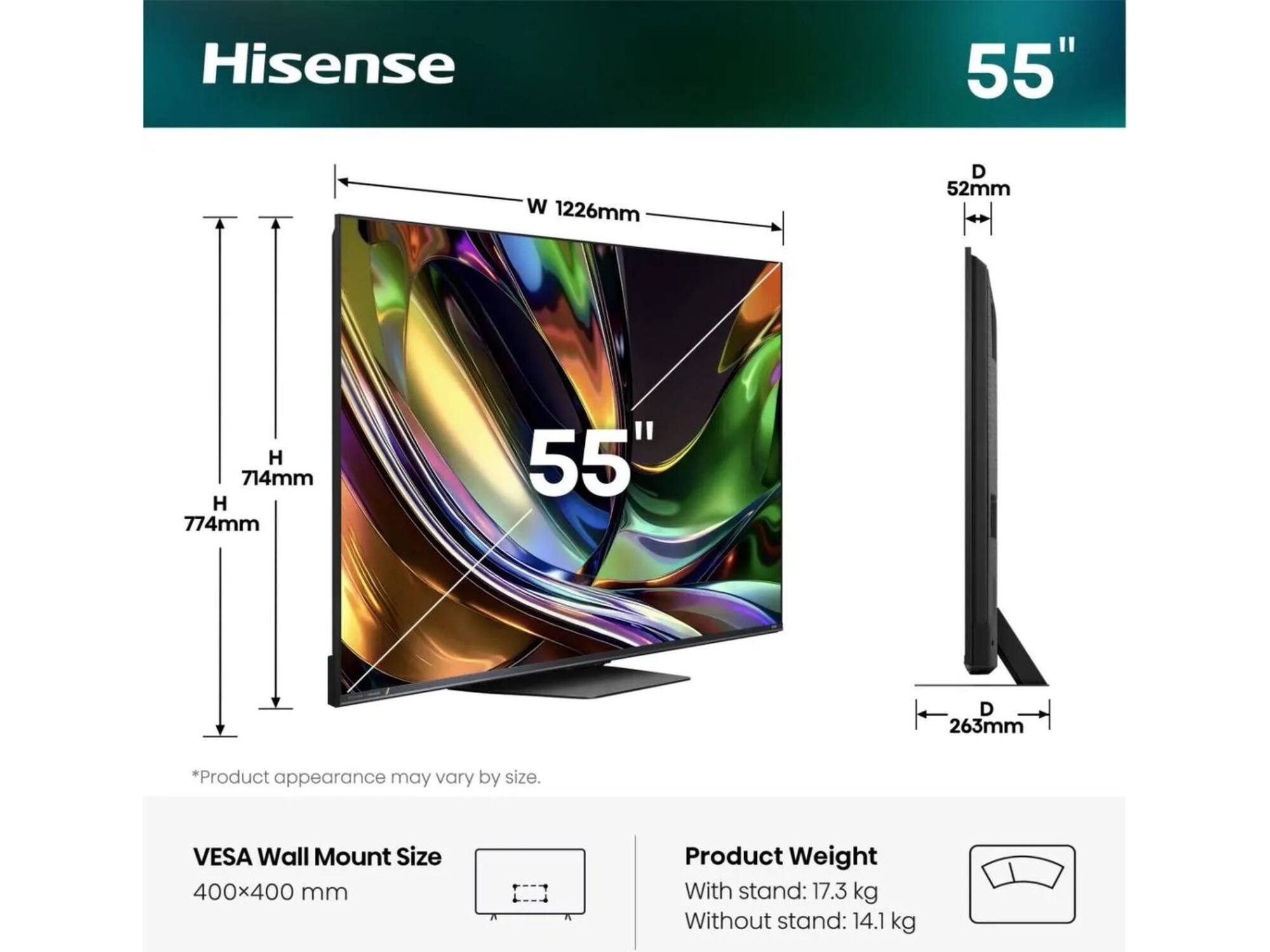 Hisense 55UR8S