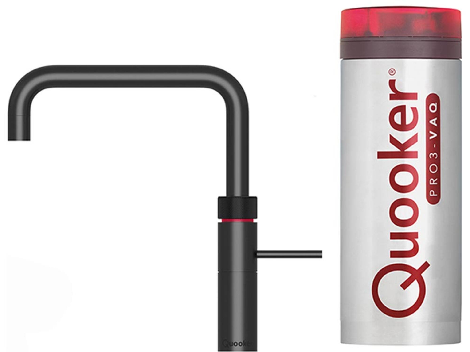 Quooker Fusion Square Zwart met PRO3 reservoir