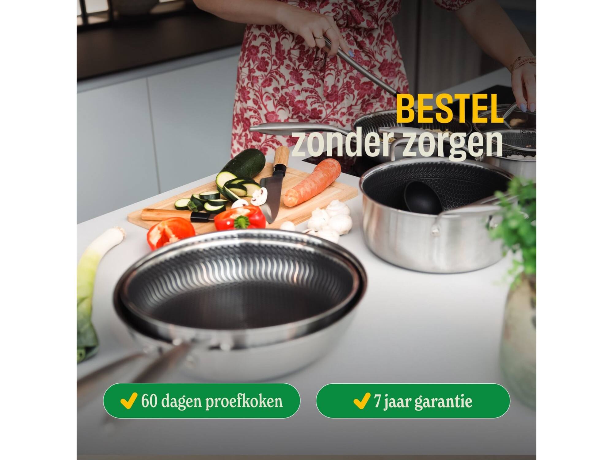 Cook & Pan Honey Koekenpannenset 3-delig