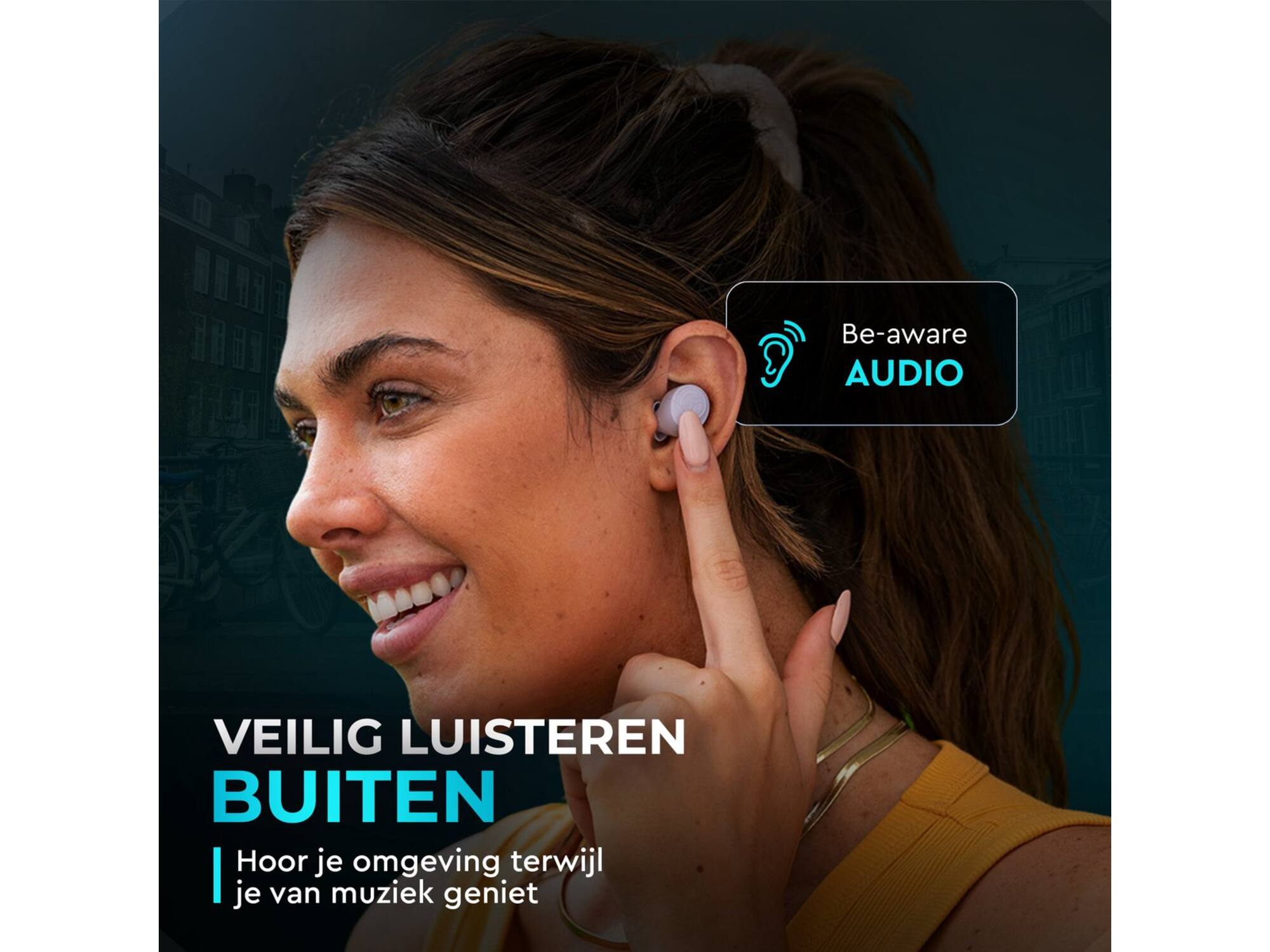 JLab Go Air Pop True Wireless Paars