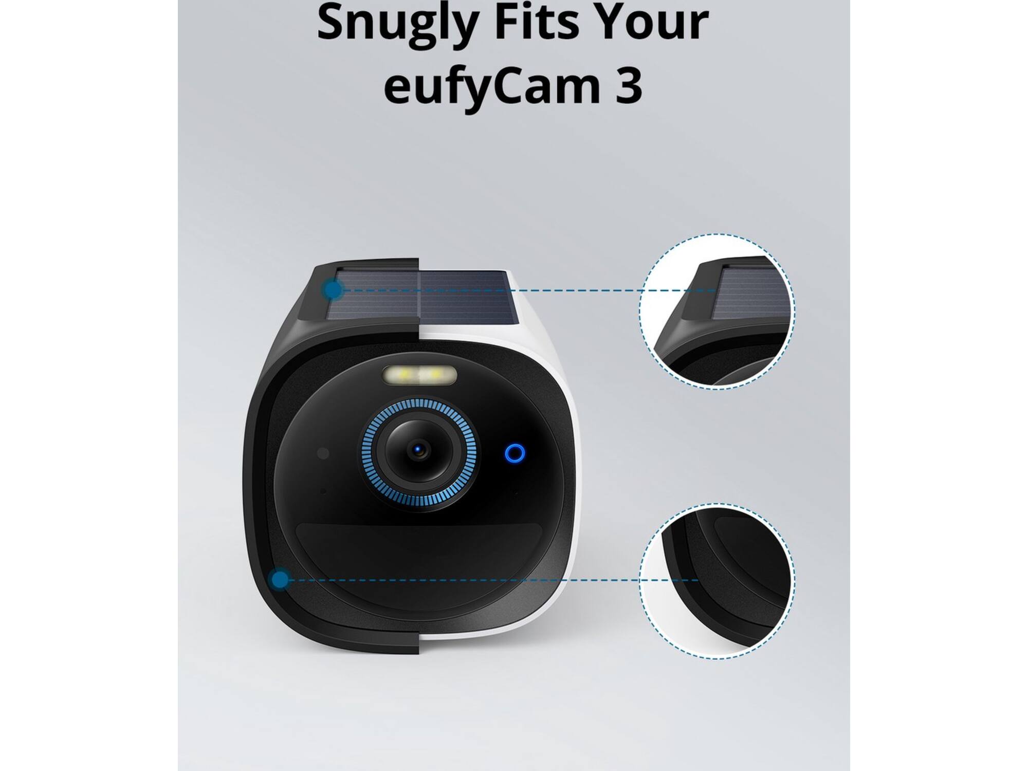Eufy eufyCam 3 Skin Zwart (2-pack)