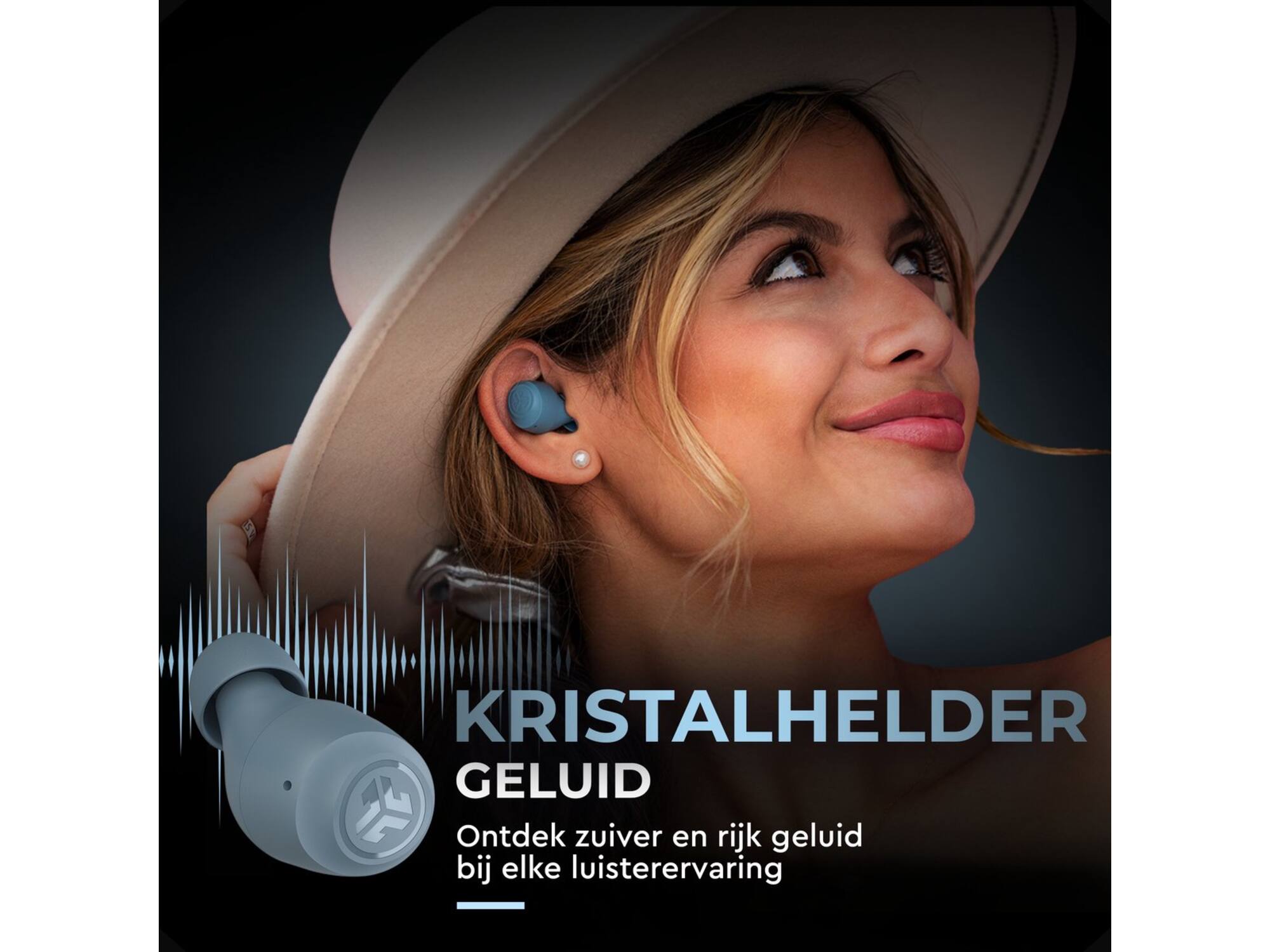 JLab Go Air Pop True Wireless Grijs