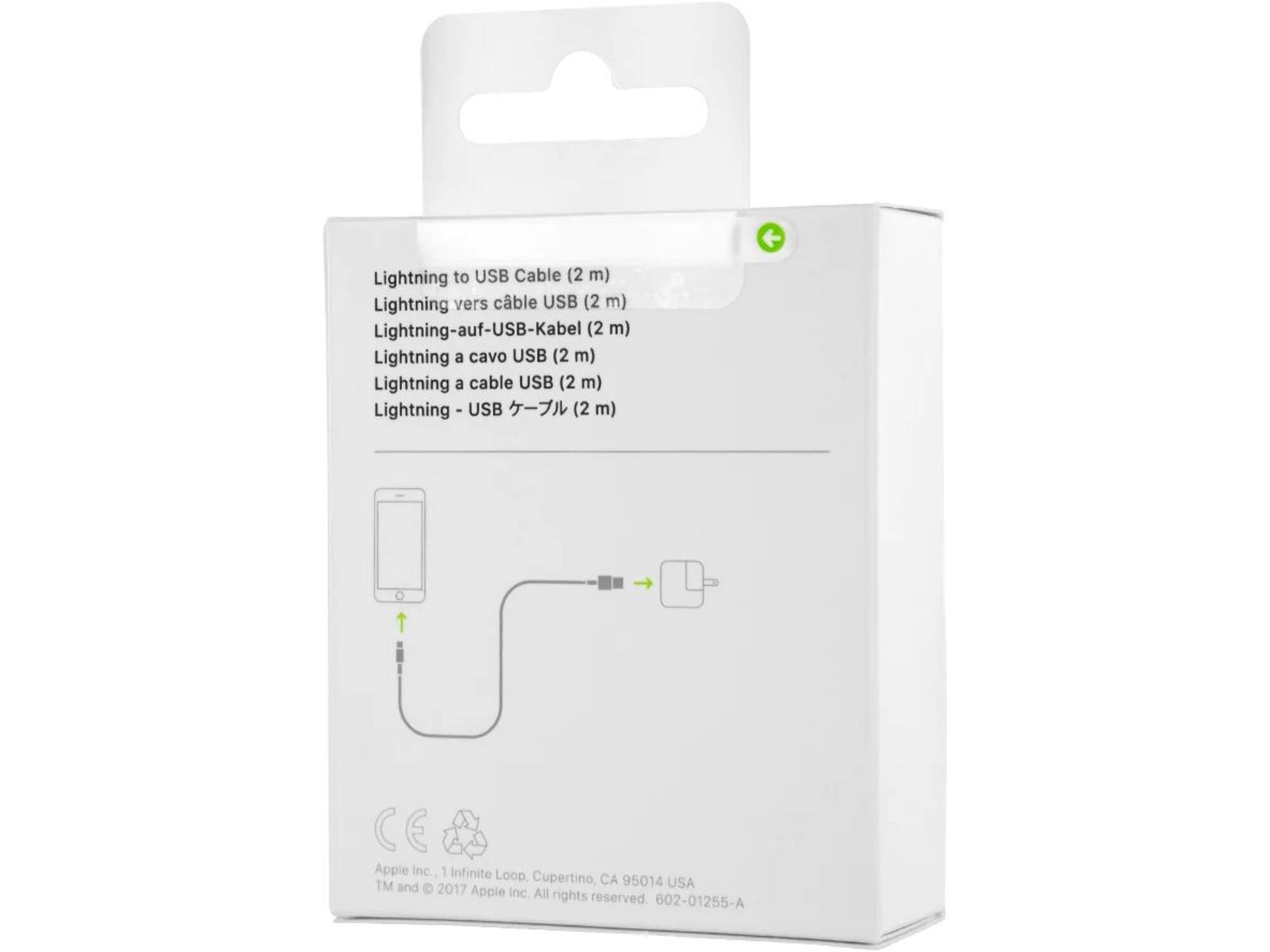 Apple Lightning to USB Cable 2 Meter