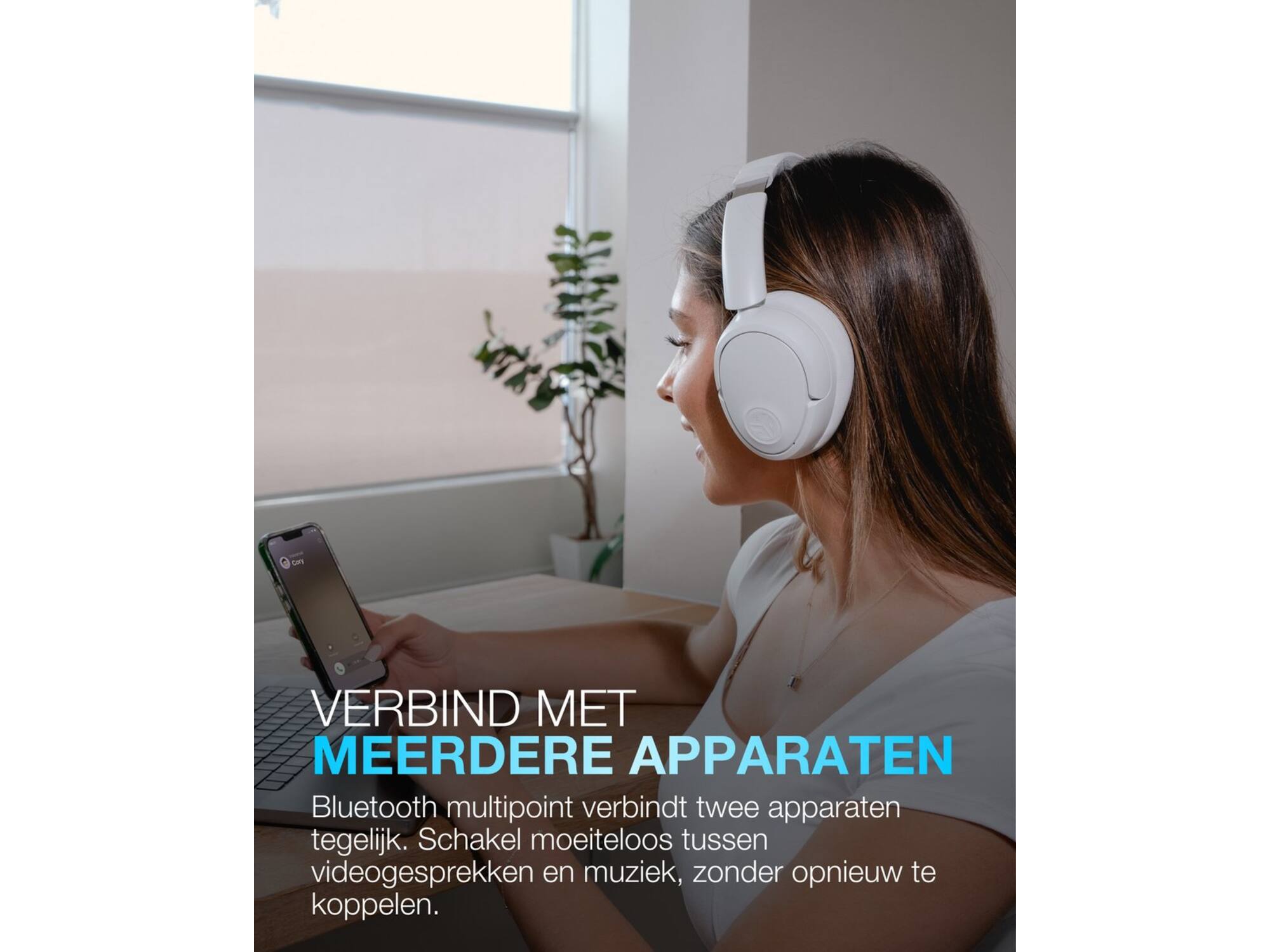 JLab JBuds LUX ANC Cloud White