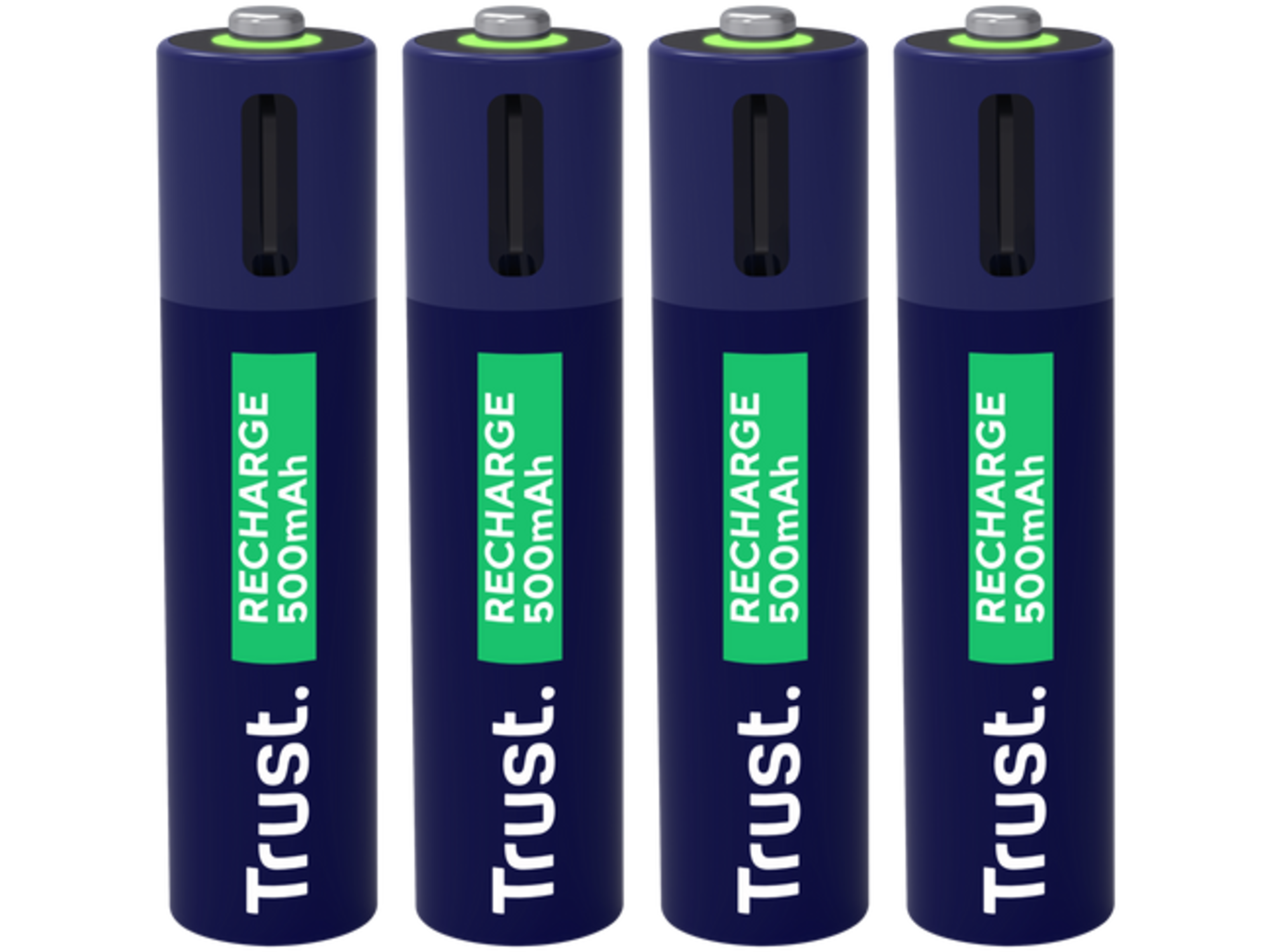 Trust USB-C oplaadbare AAA-batterijen (4-pack)