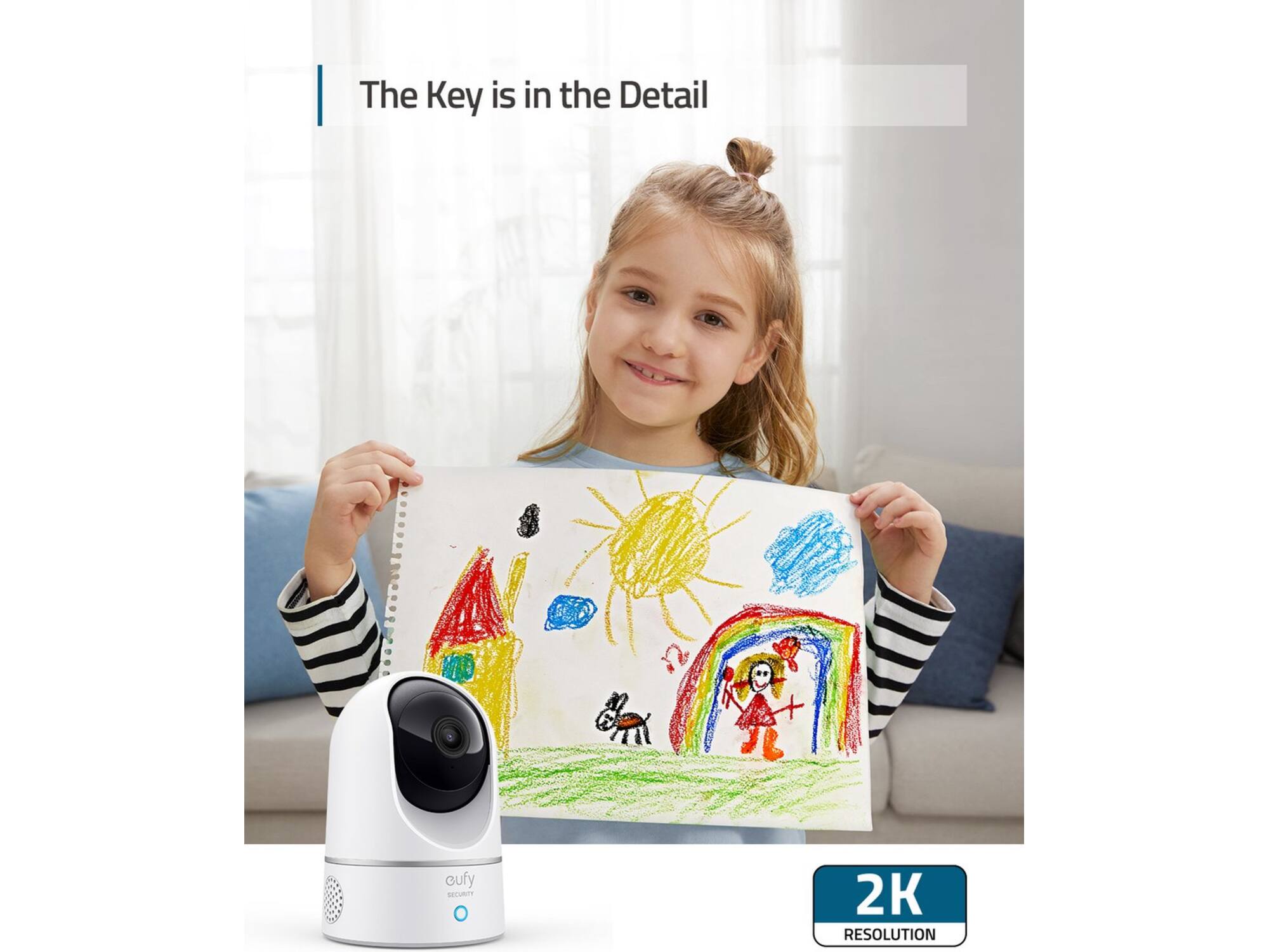 Eufy E220 Indoor Cam 2K Pan & Tilt