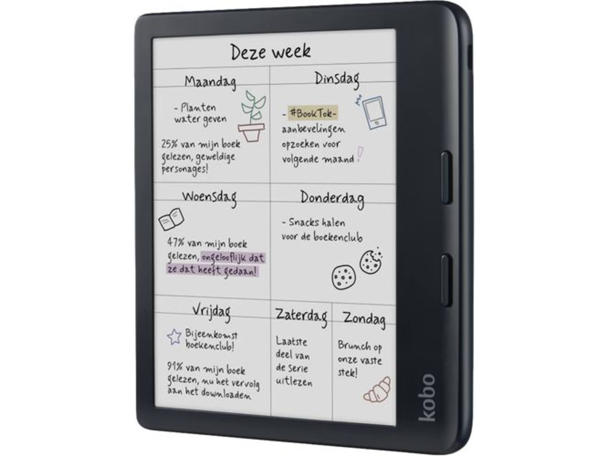 Kobo Libra Colour Zwart