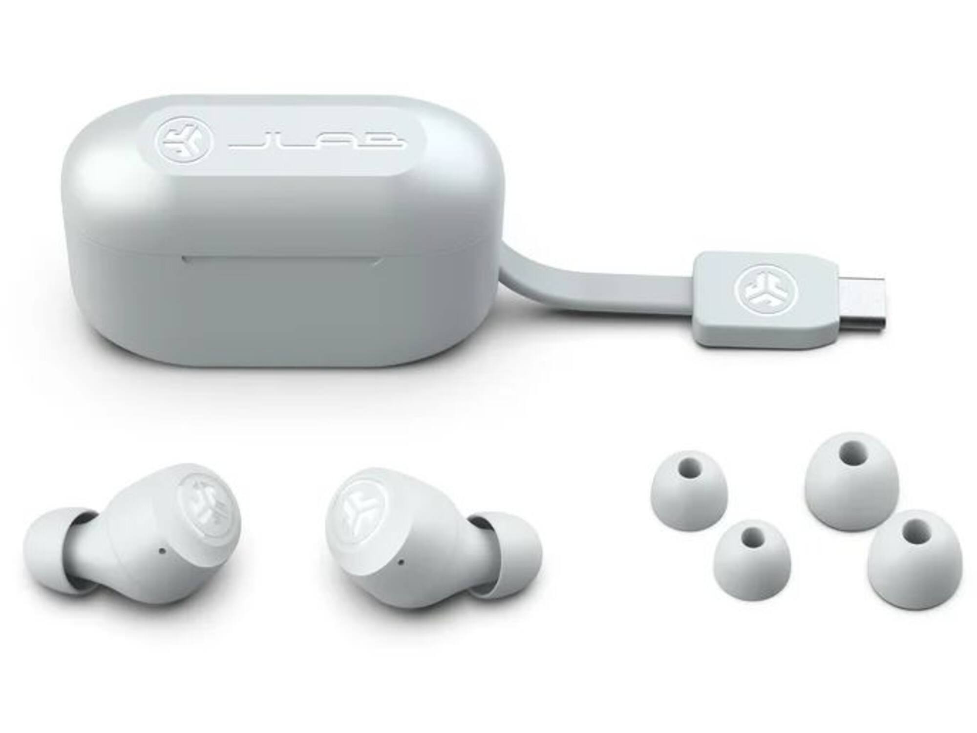 JLab Go Pop+ True Wireless Cloud White