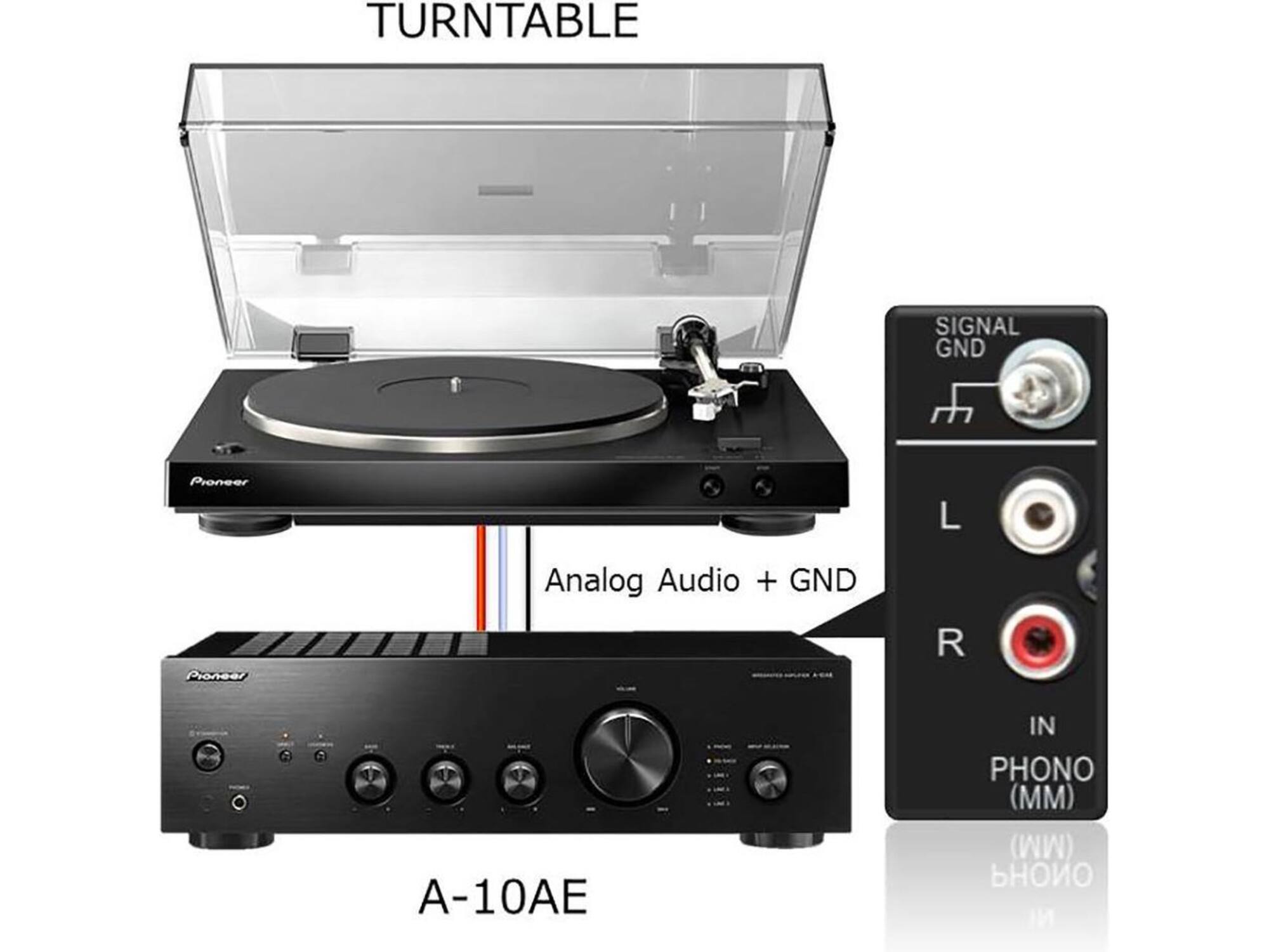 Pioneer A-10AE Zwart
