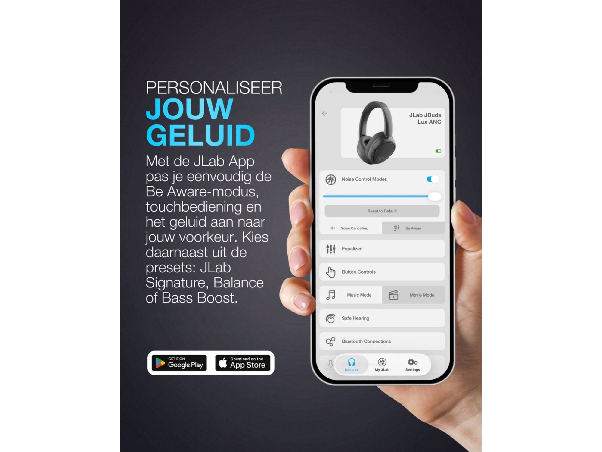 JLab Lux ANC Grafiet