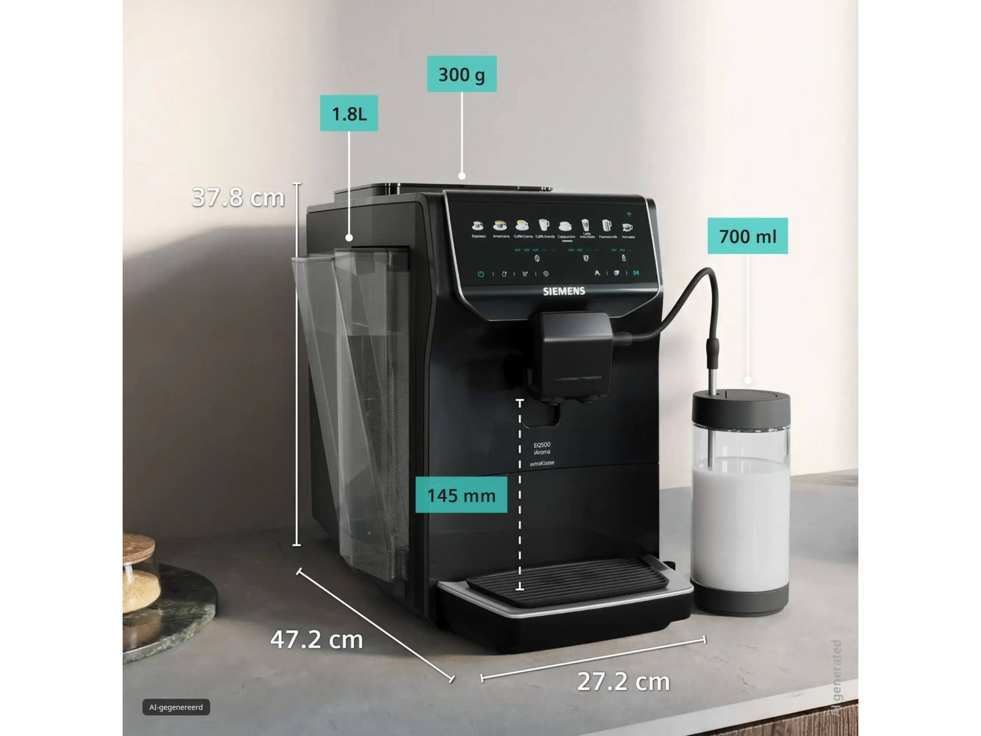 Siemens TP555EF5 EQ500 iAroma extraKlasse