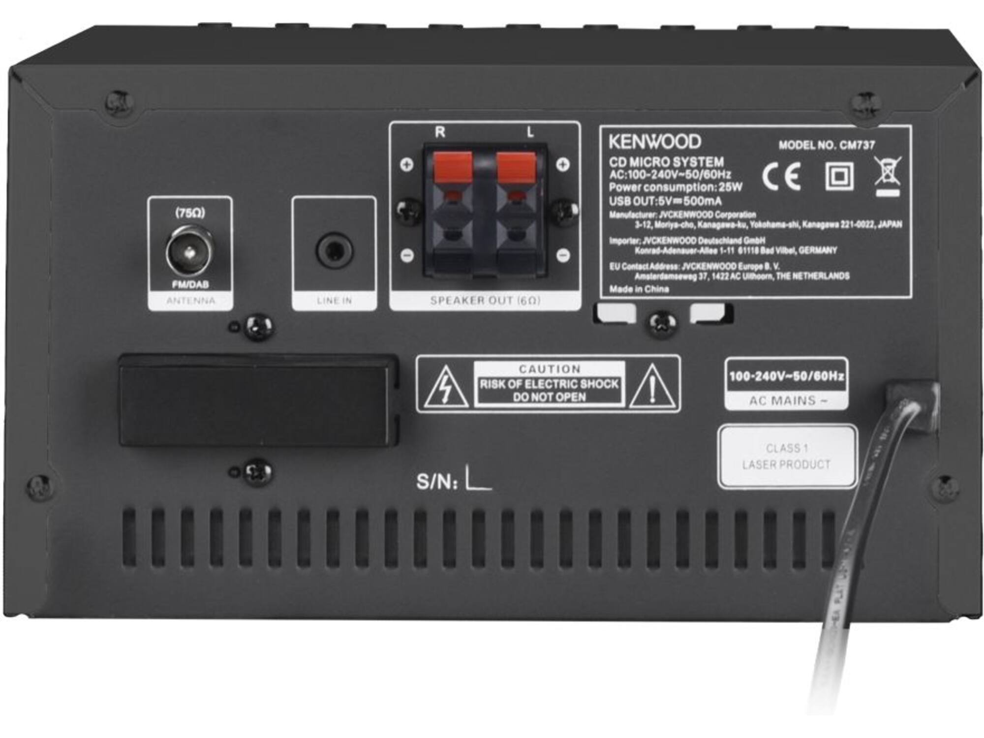 Kenwood M-7000S Zwart