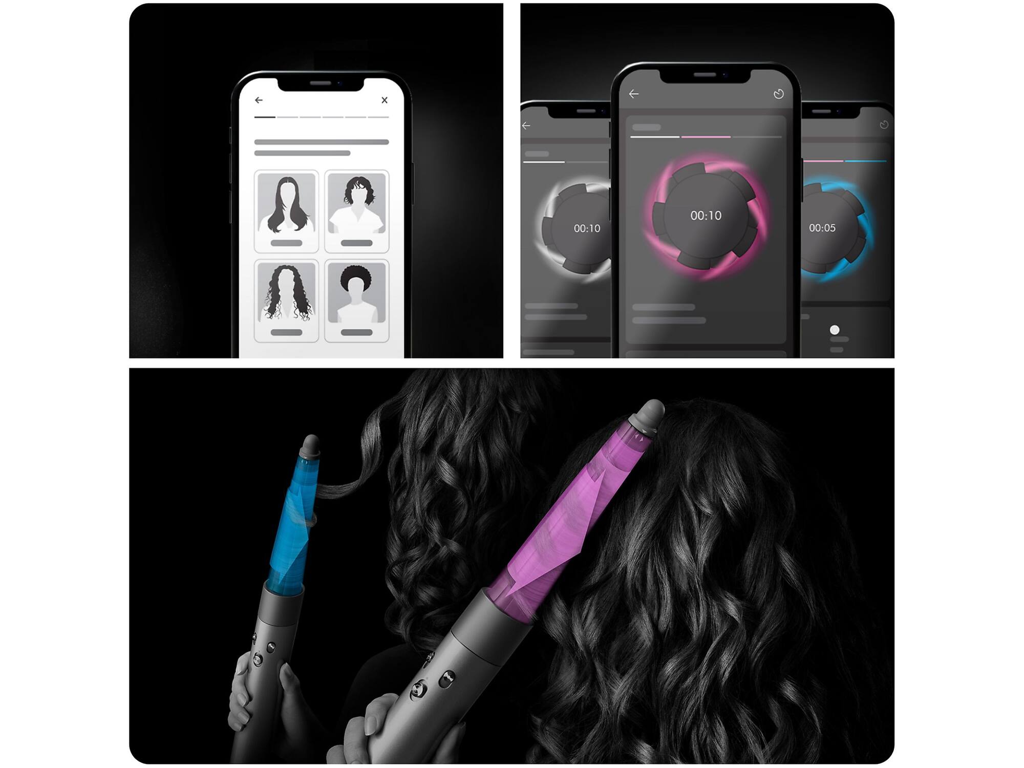 Dyson Airwrap I.D. Straight + Wavy Multistyler Blauw