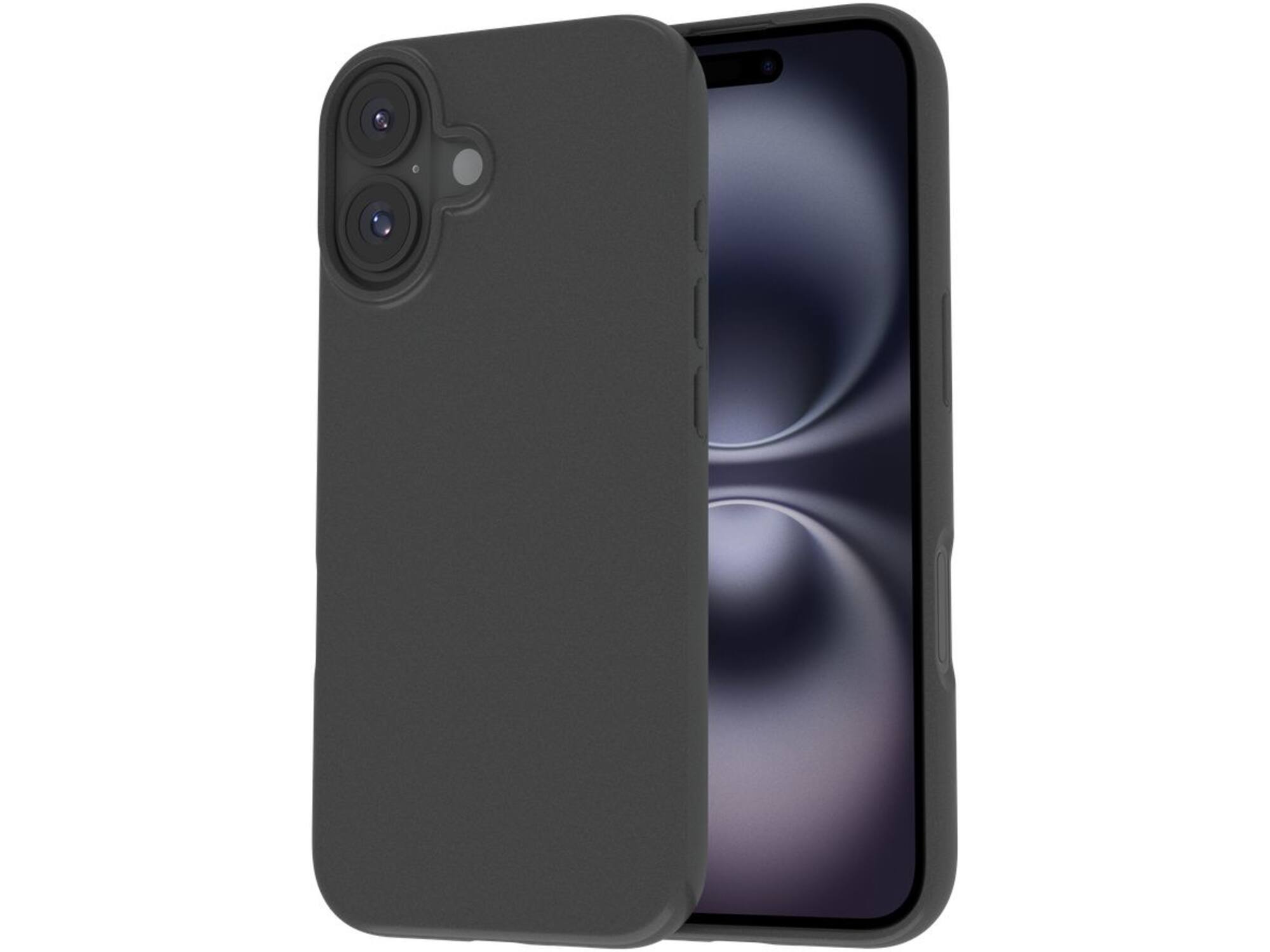 Just in Case iPhone 16 Zero Soft TPU Case Zwart