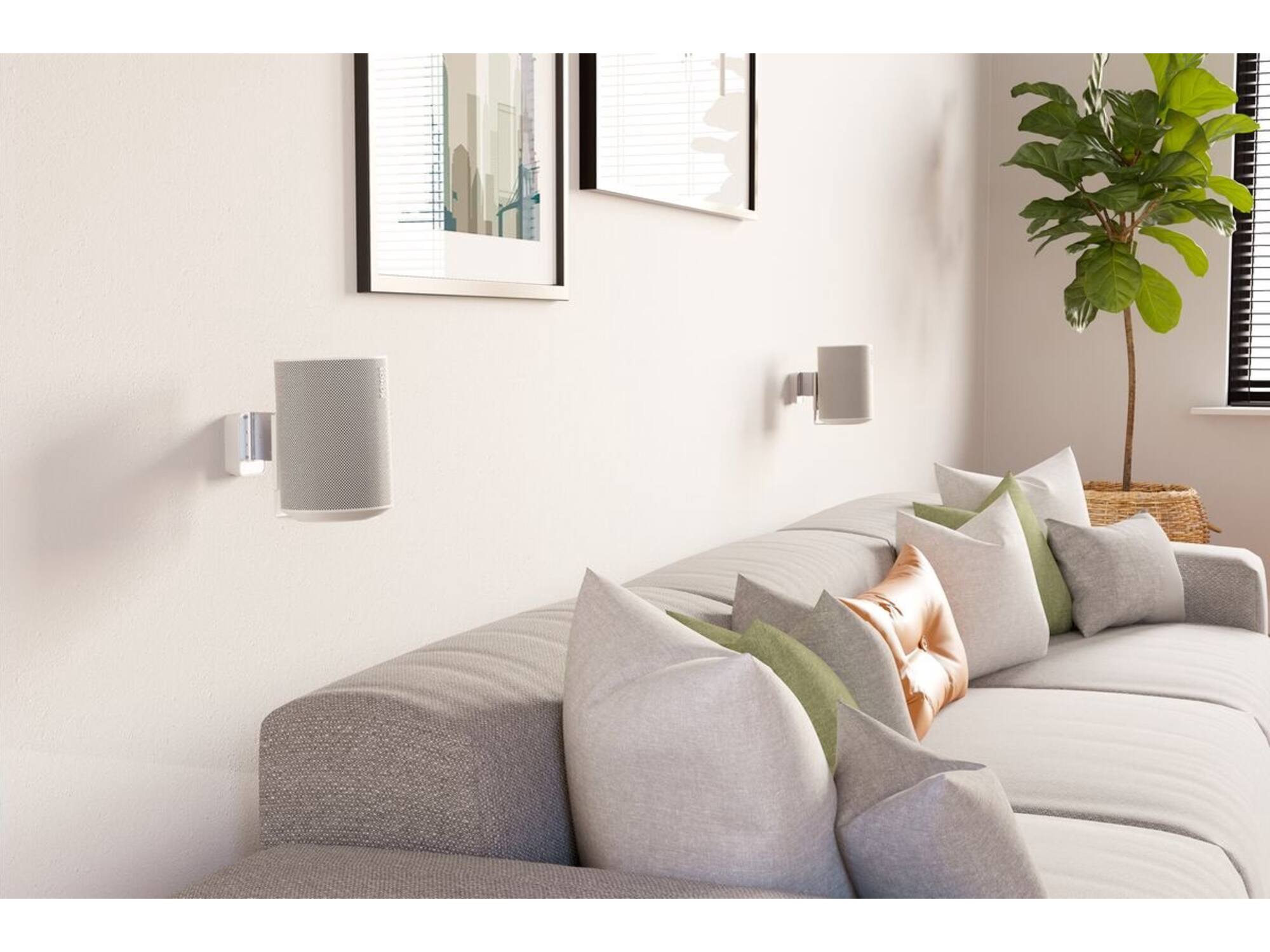 Vogel's SWM 4111 voor Sonos Era 100 Wit
