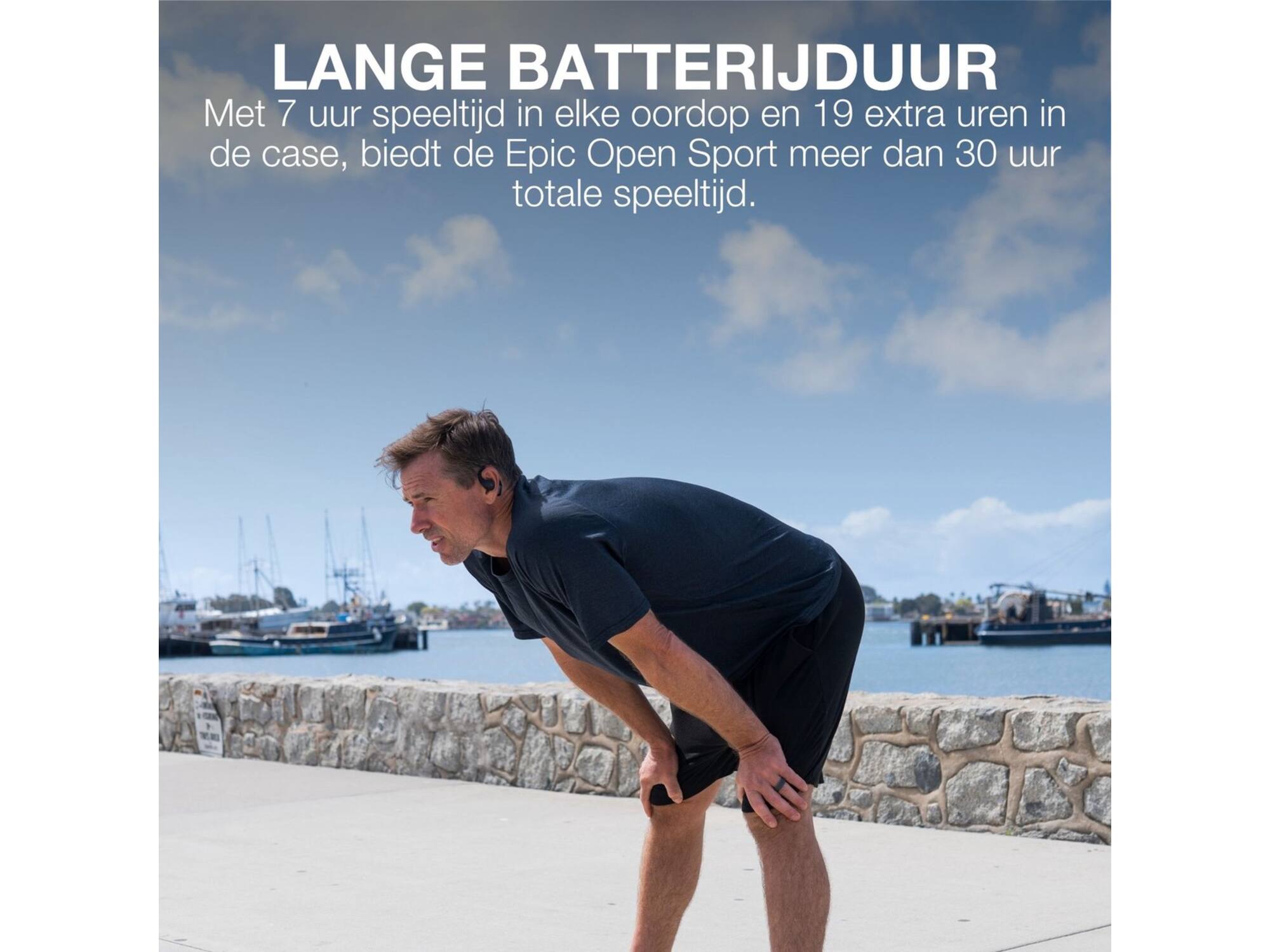 JLab Epic Open Sport Zwart