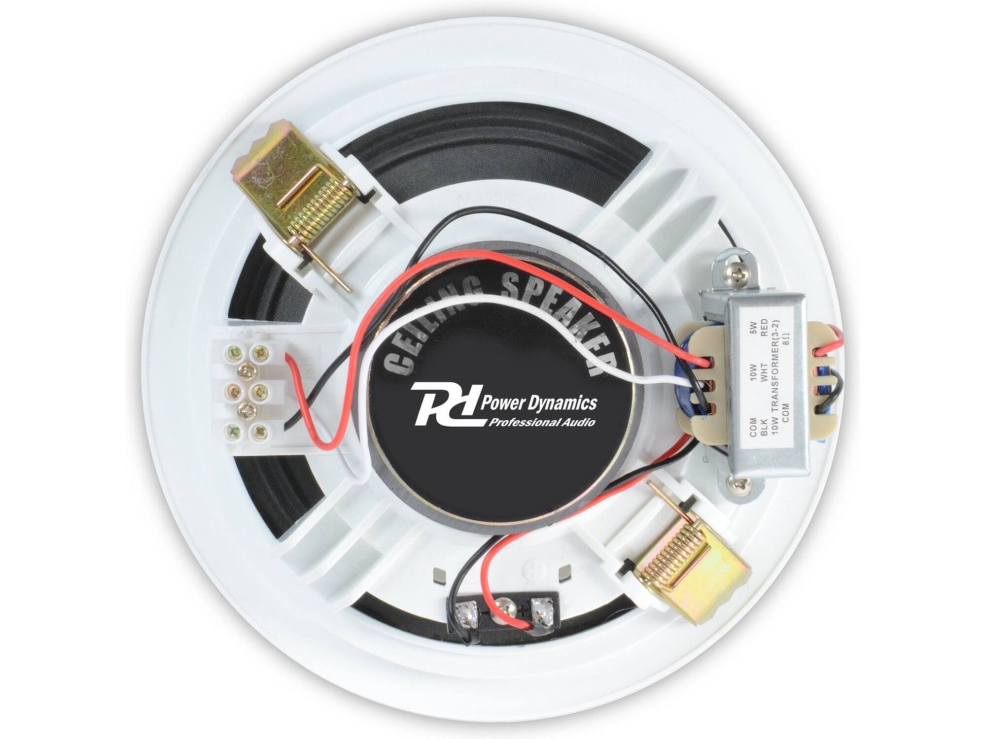 Power Dynamics Plafondspeaker 100V 6.5 Wit