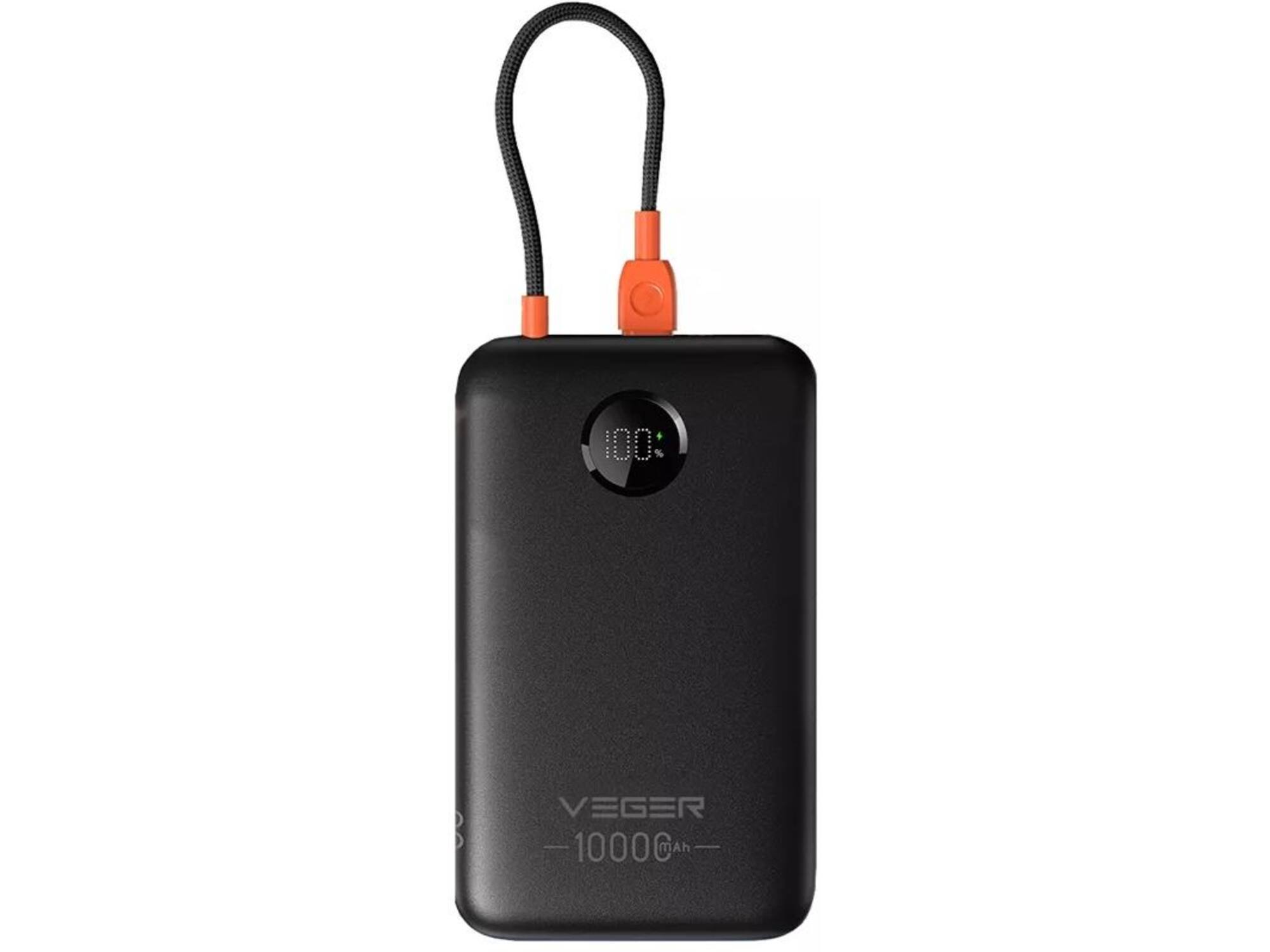 Veger K1C W1189 10.000 mAh Zwart