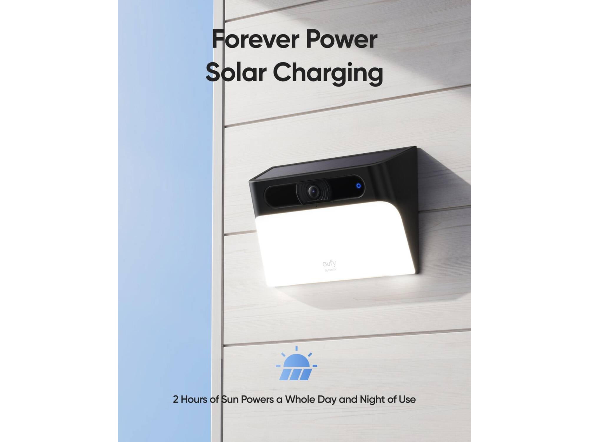 eufy Solar Wall Light Cam S120