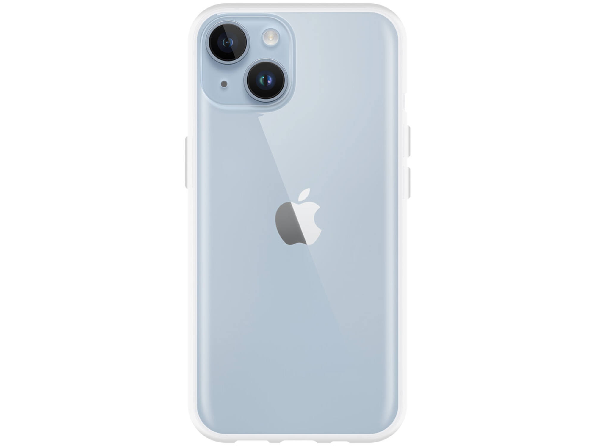 Just in Case Soft TPU Case Transparant voor iPhone 14