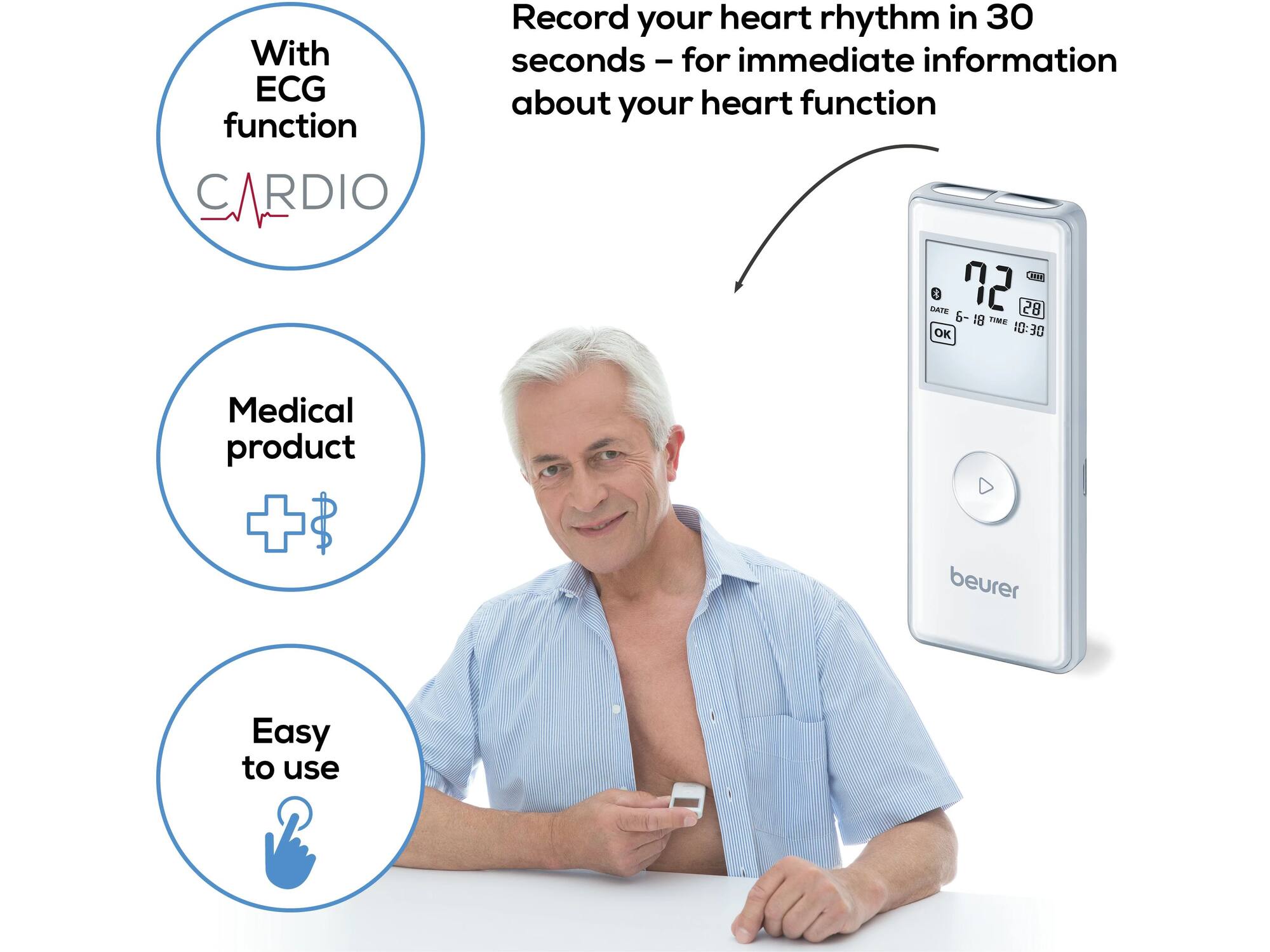 Beurer ME 90 Mobiel ECG apparaat