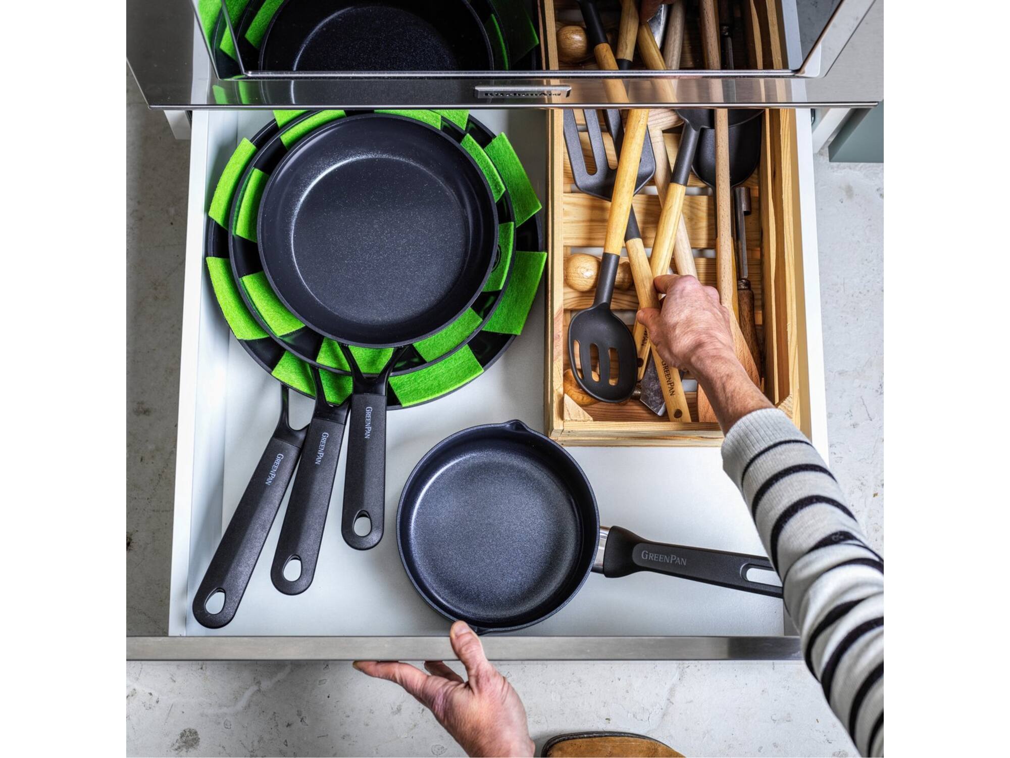 GreenPan Grillpan Smart Collection Black 28cm