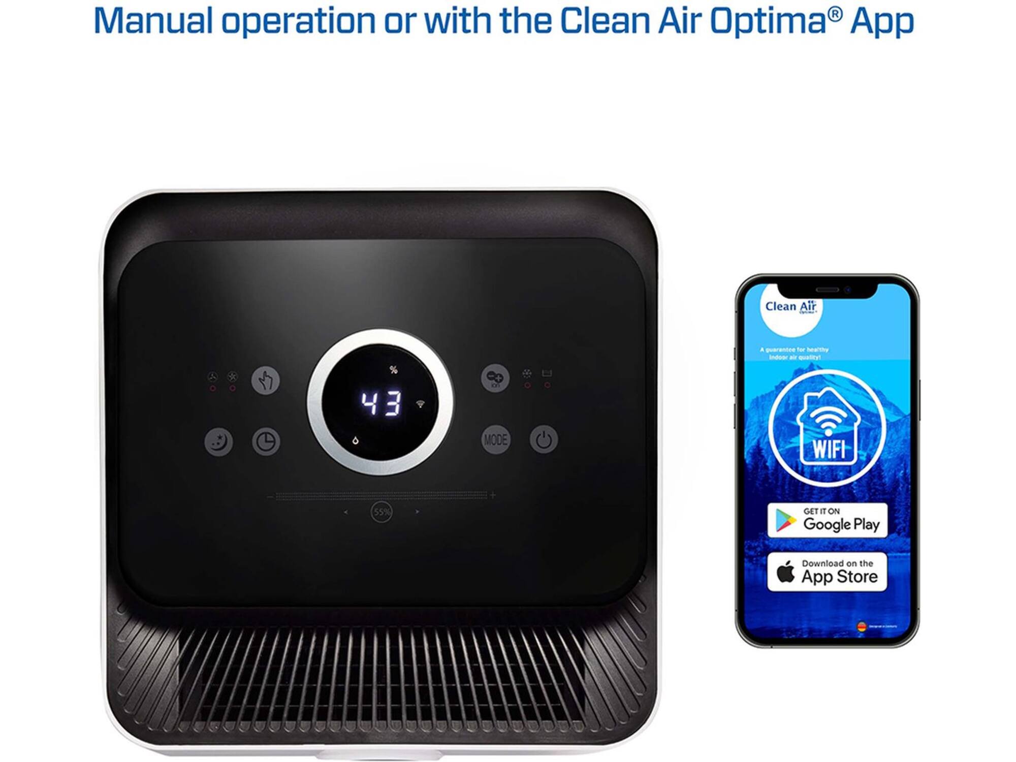Clean Air Optima CA-704 Smart Wit/zwart