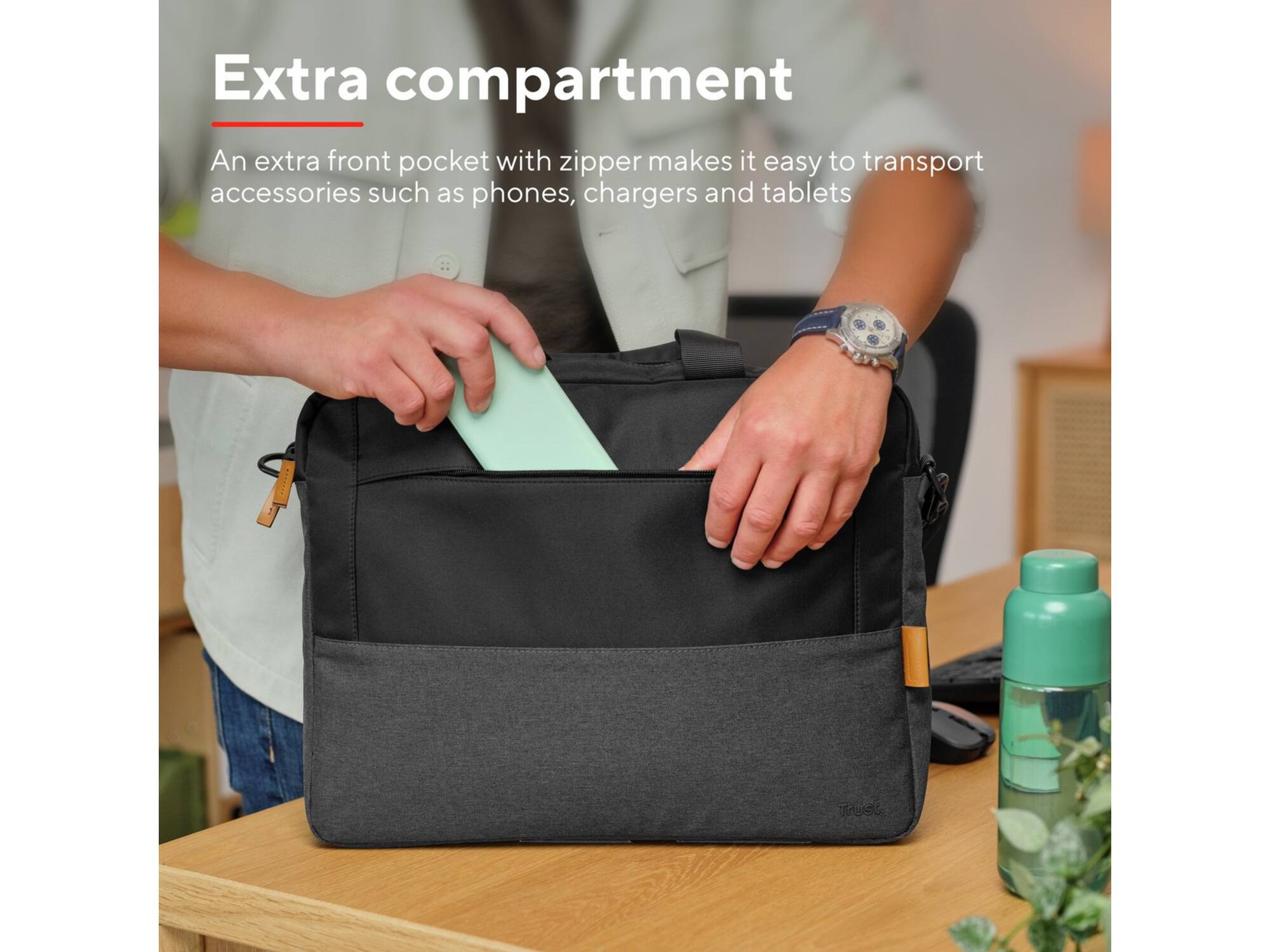 Trust Lisboa 16 inch Eco Zwart