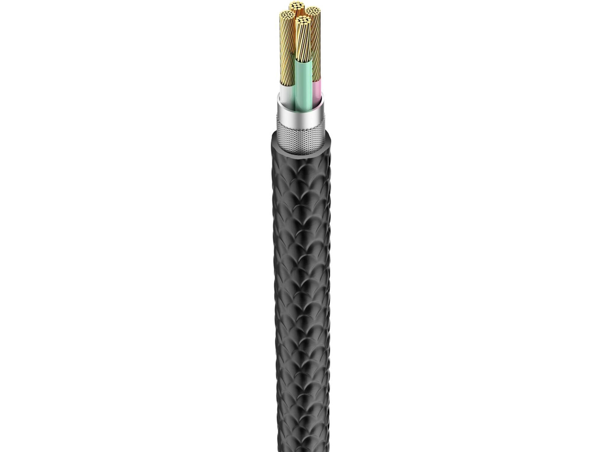 Veger V105 USB-A naar Lightning kabel 1.2m Nylon