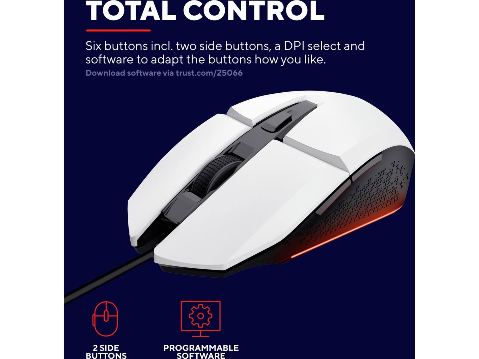 Trust GXT 109W Felox Wit