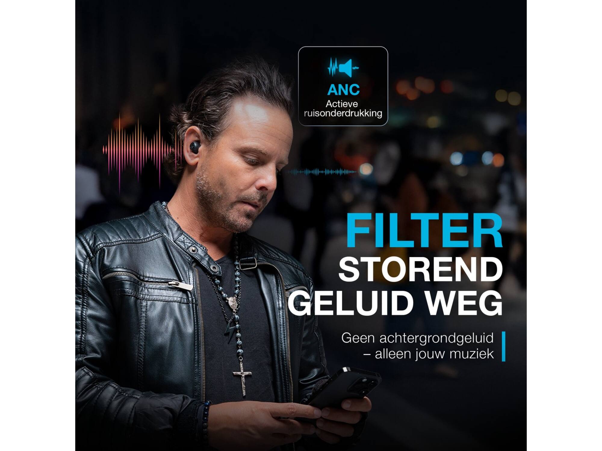 JLab Go Pop ANC TWS Zwart