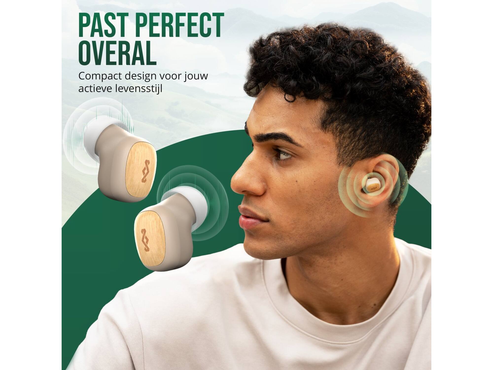 House of Marley Smile Jamaica Mini True Wireless Cream