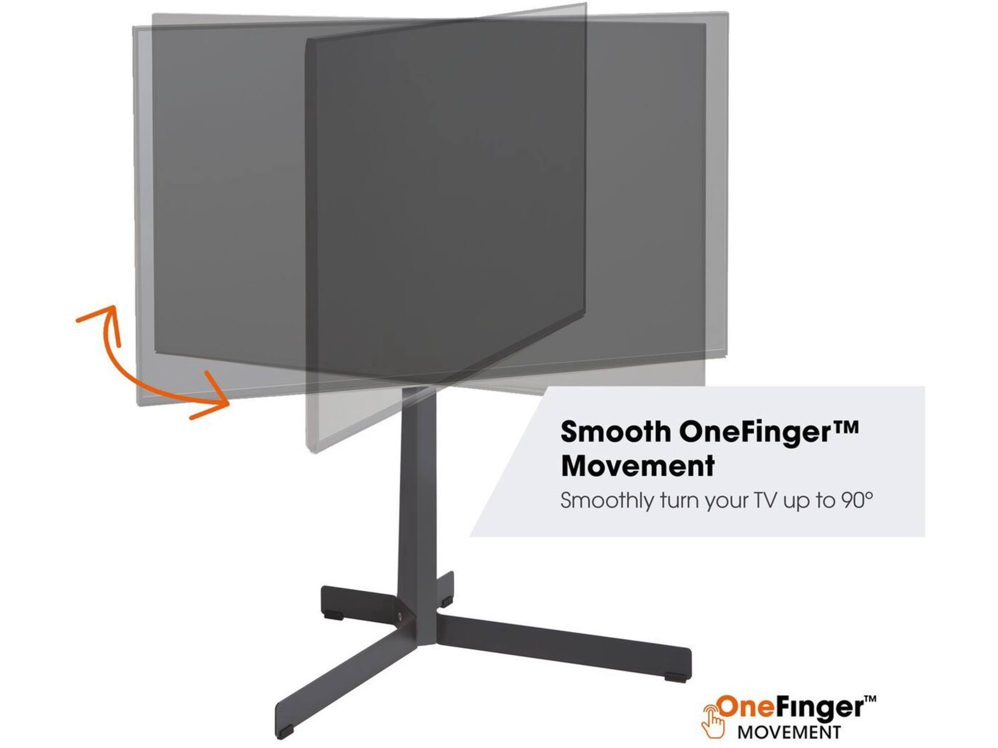 Vogel's TVS 3690 Zwart TV Vloerstandaard (40-77 inch)
