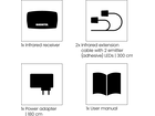 Marmitek Invisible Control Black 4 Infrarood verlenger