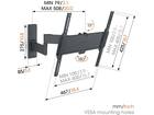 Vogel's TVM 1445 Full-Motion (32 - 65 inch)