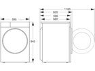 Hisense WF5S1043BW