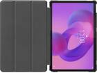 Just in Case Lenovo Idea Tab TriFold Smart Book Case Zwart