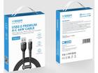 Veger AC04 USB-A naar USB-C kabel 1.2m Braided Aluminium 66 Watt