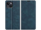 Just in Case Wallet Magnetic hoesje Blauw voor iPhone 14