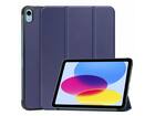 Just in Case Smart Tri-Fold Case - Apple iPad 2022 - Blauw
