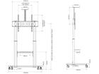 Vogel's Essential T1041 Display trolley