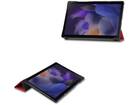 Just in Case Smart Tri-Fold Case - Samsung Galaxy Tab A8 - Rood