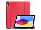 Just in Case Smart Tri-Fold Case - Apple iPad 2022 - Rood