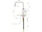 Quooker Flex Square Chroom (losse kraan)