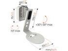 Vogel's SWM 4111 voor Sonos Era 100 Wit