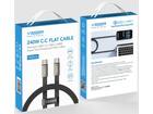 Veger CC2 USB-C naar USB-C kabel 1.5m Braided Flat 240 Watt