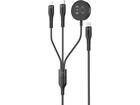 Veger V730 3 in 1 kabel met Magsafe 1.5m Braided 92 Watt